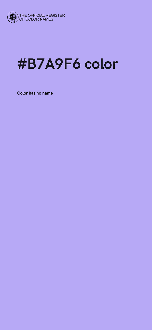 #B7A9F6 color image