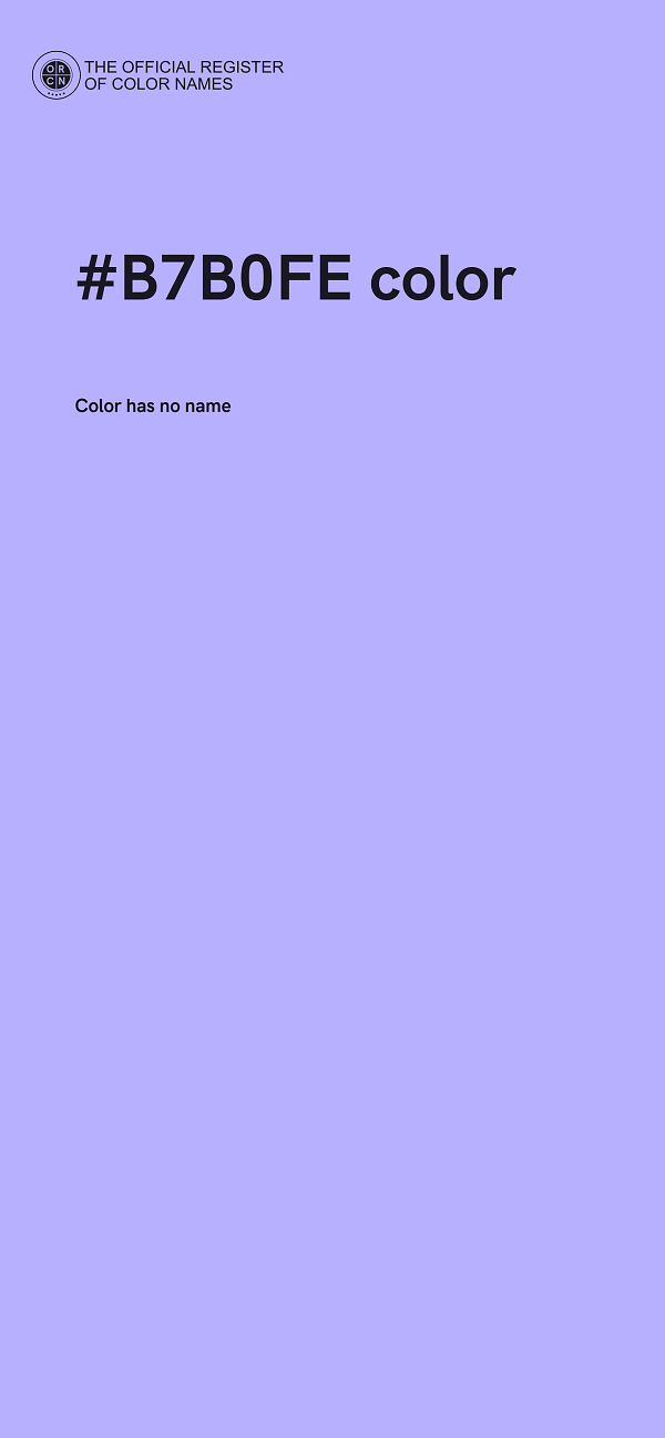 #B7B0FE color image