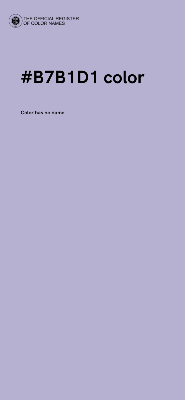 #B7B1D1 color image
