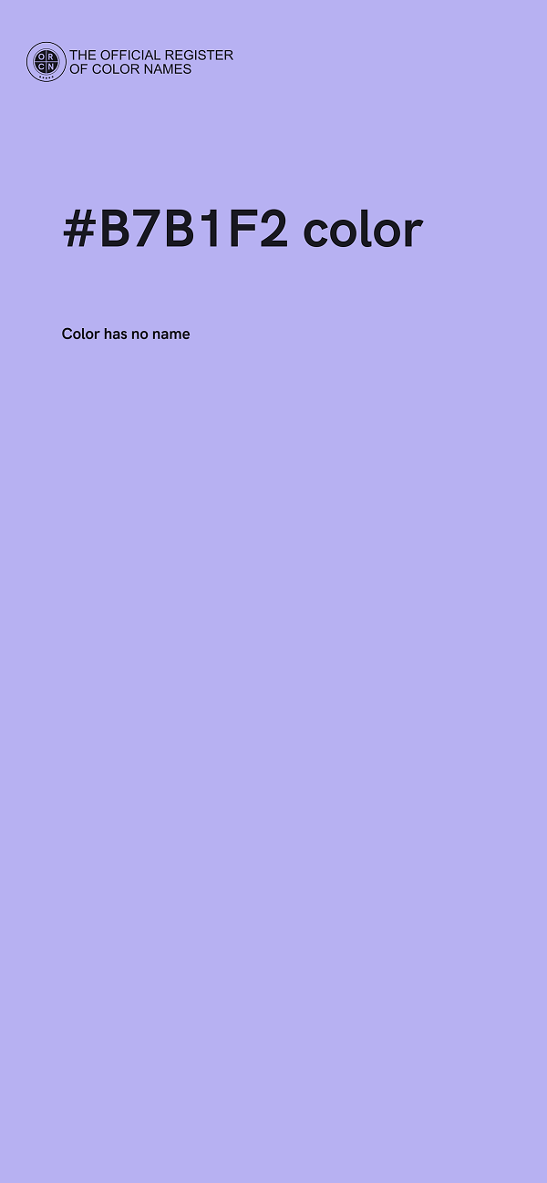 #B7B1F2 color image