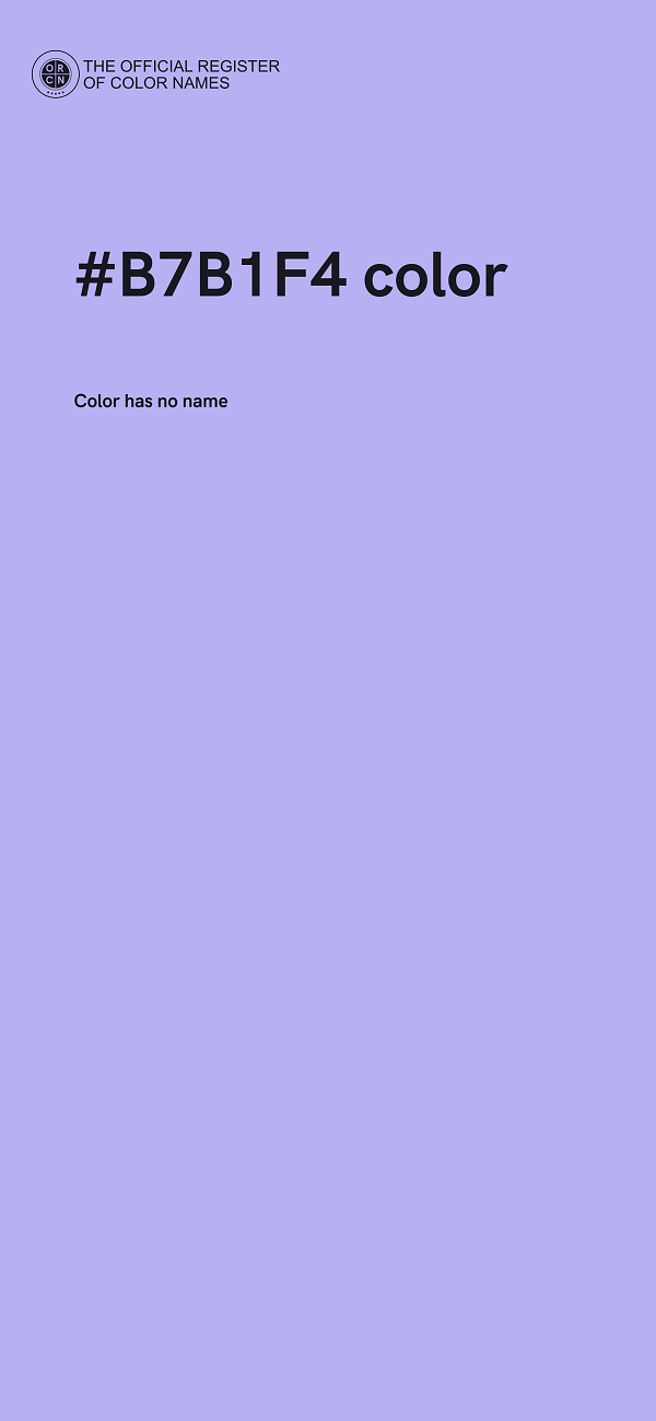 #B7B1F4 color image