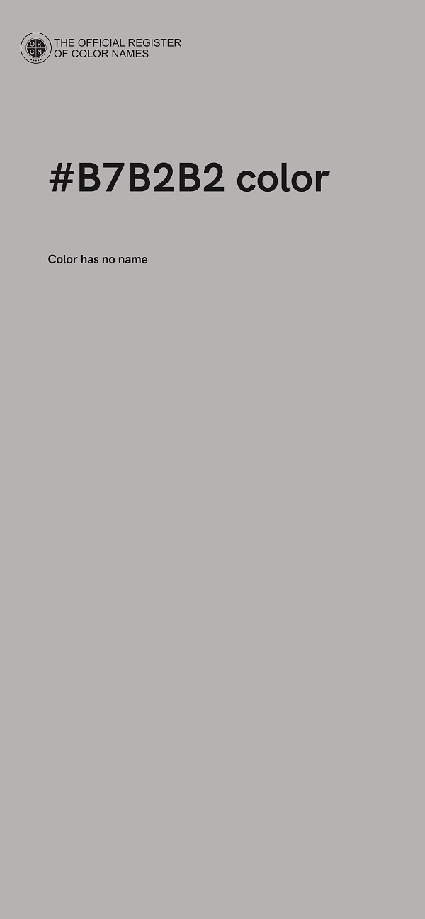 #B7B2B2 color image