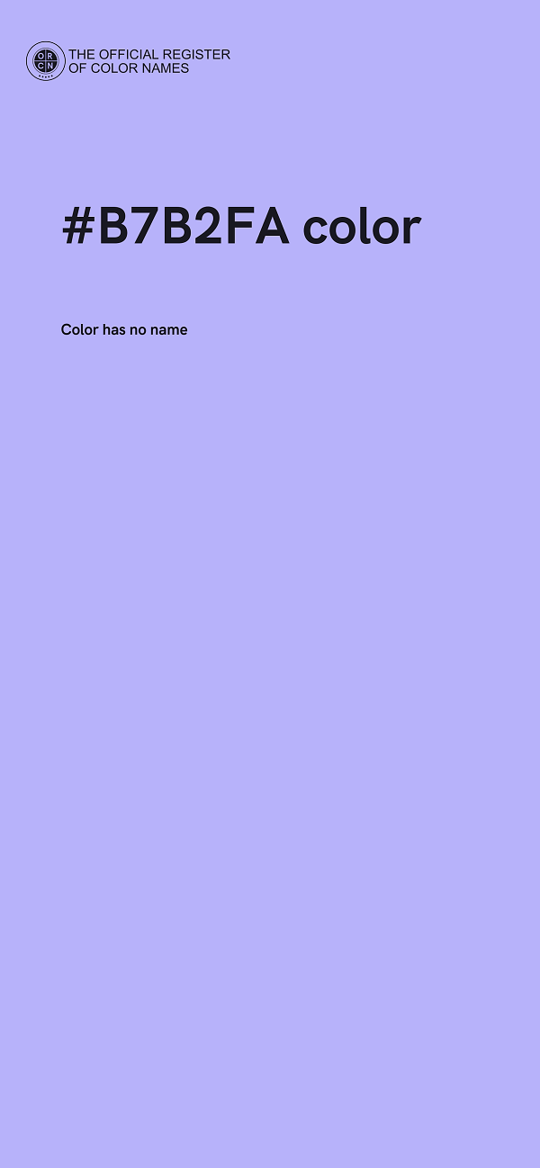 #B7B2FA color image