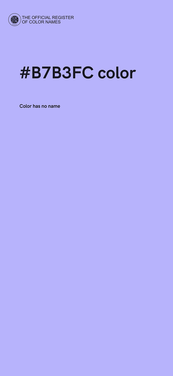 #B7B3FC color image