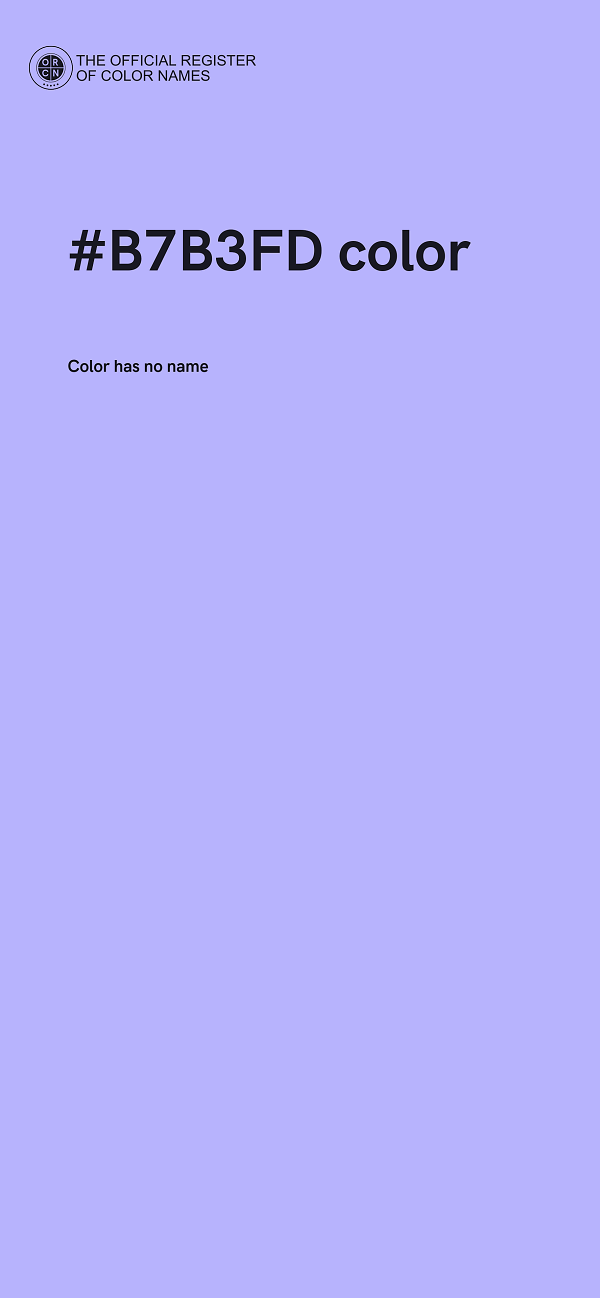 #B7B3FD color image
