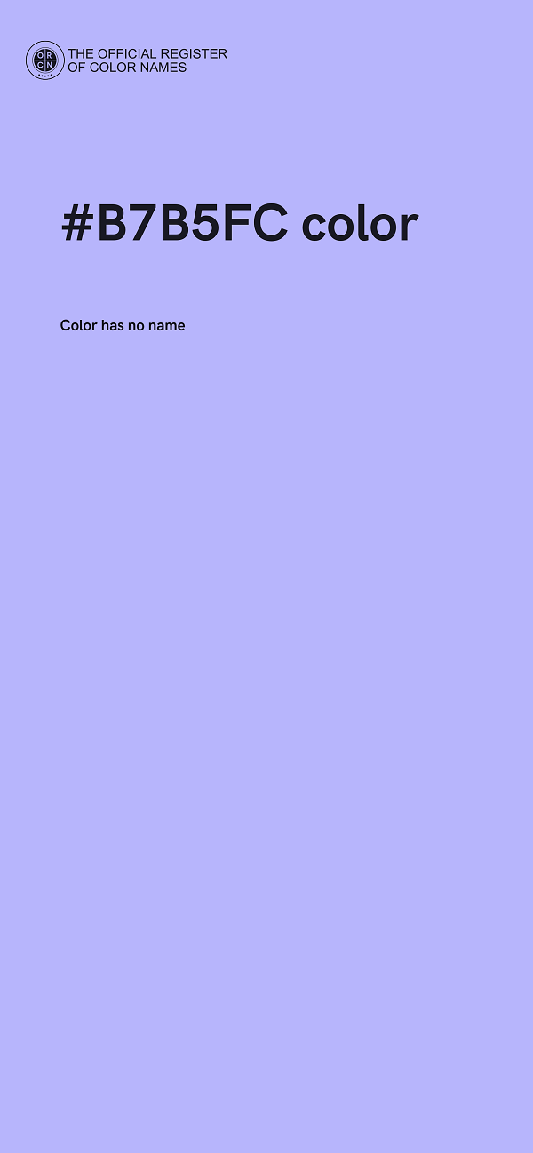 #B7B5FC color image