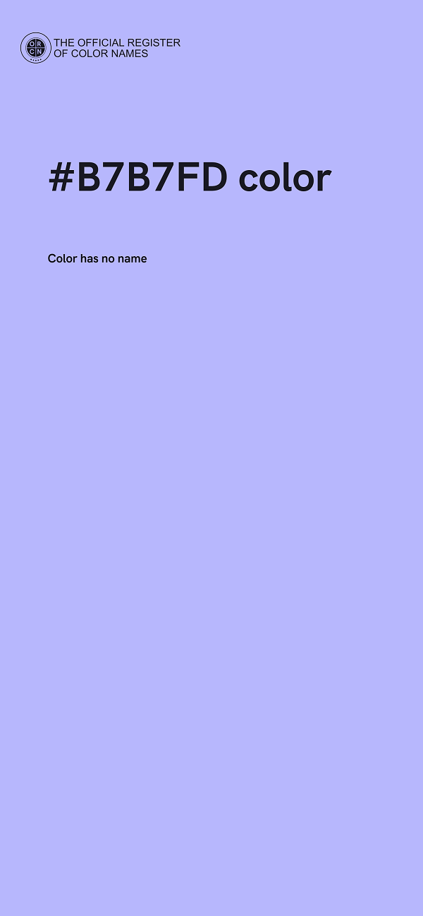 #B7B7FD color image
