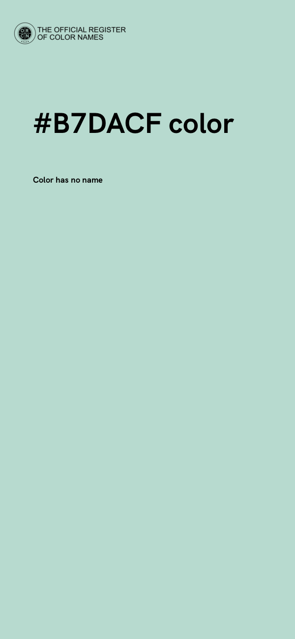 #B7DACF color image