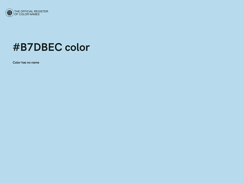 #B7DBEC color image