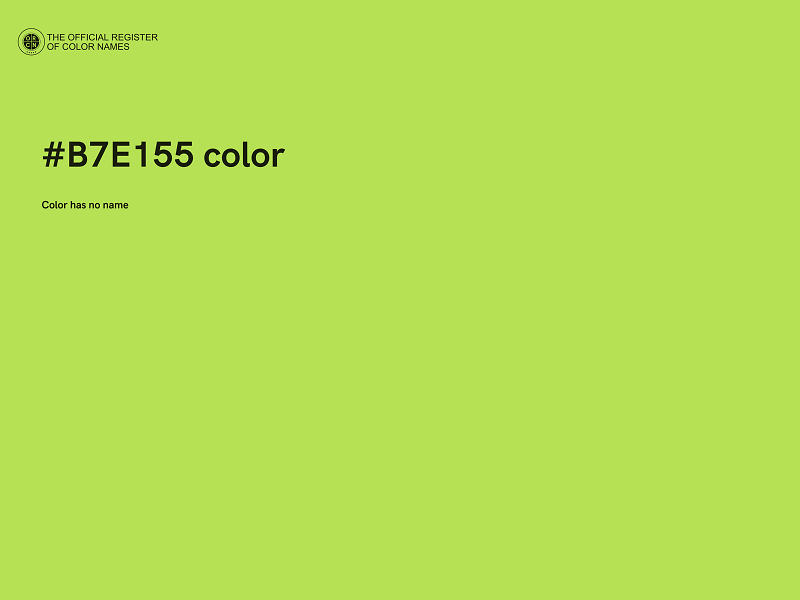 #B7E155 color image