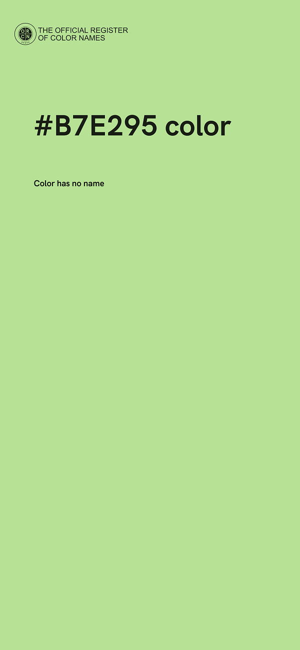 #B7E295 color image
