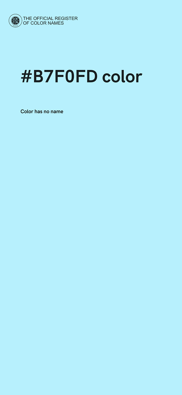 #B7F0FD color image