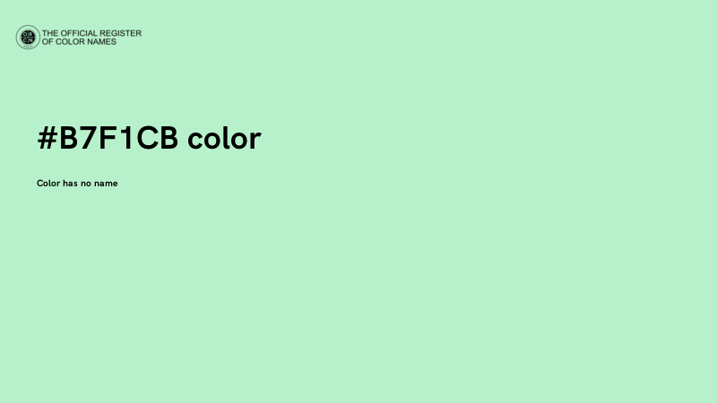 #B7F1CB color image
