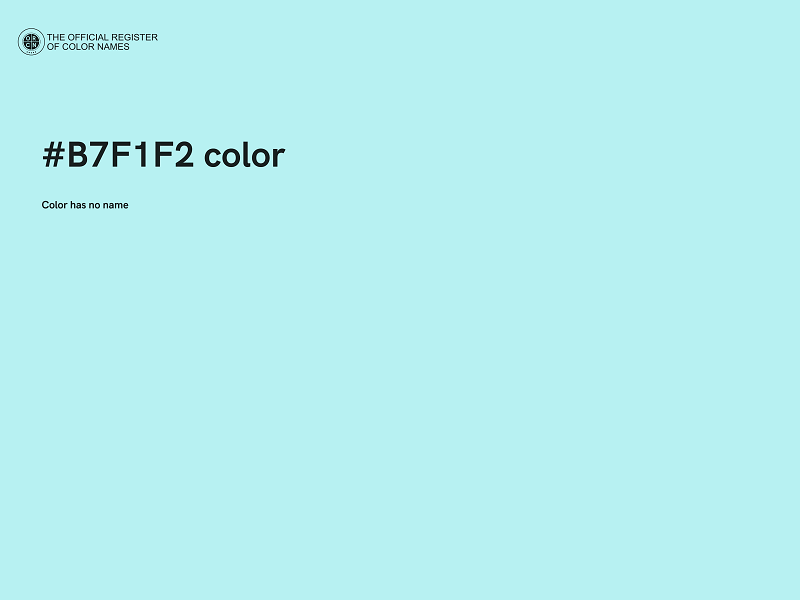 #B7F1F2 color image
