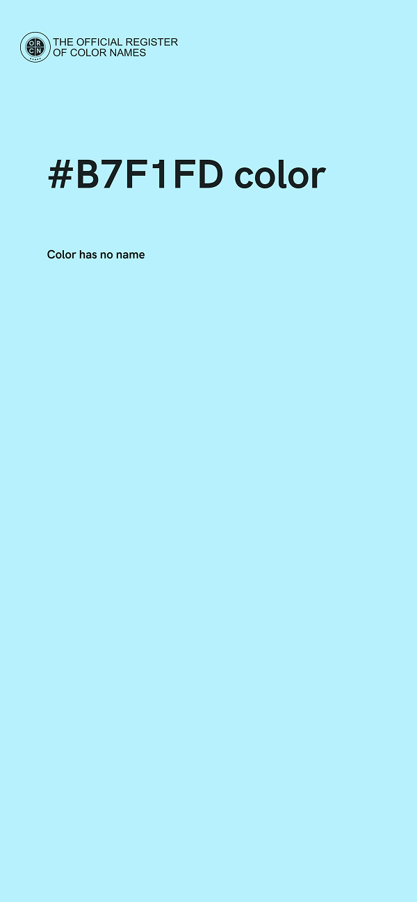 #B7F1FD color image