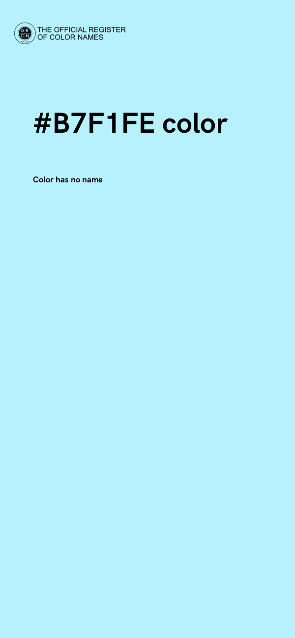 #B7F1FE color image