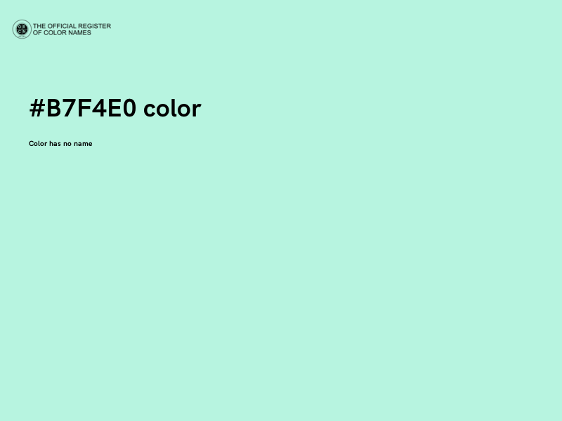 #B7F4E0 color image