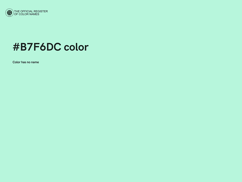 #B7F6DC color image