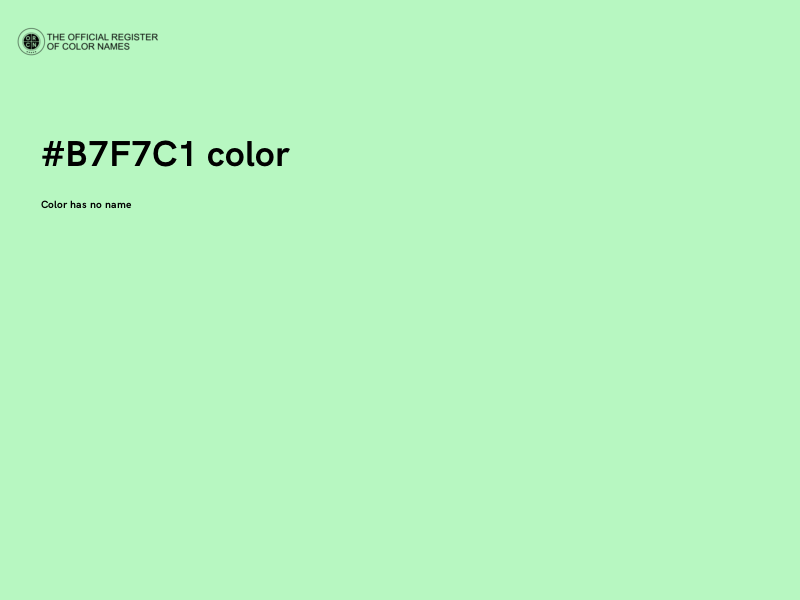 #B7F7C1 color image