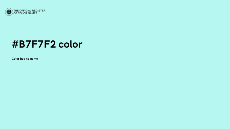 #B7F7F2 color image