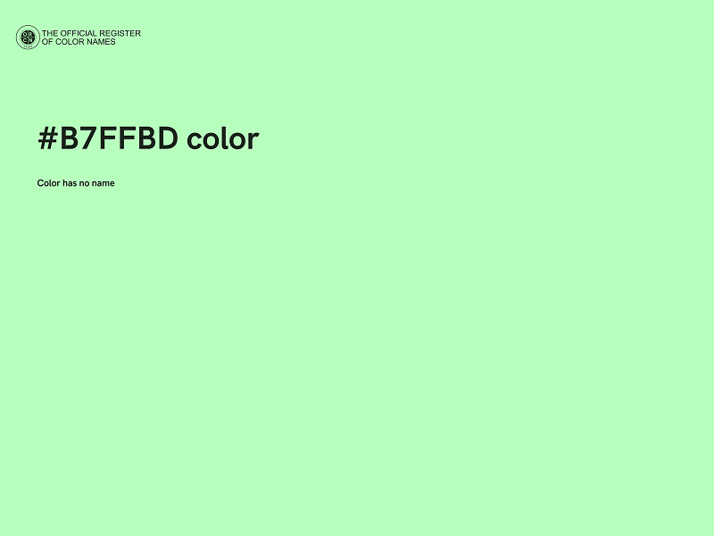 #B7FFBD color image