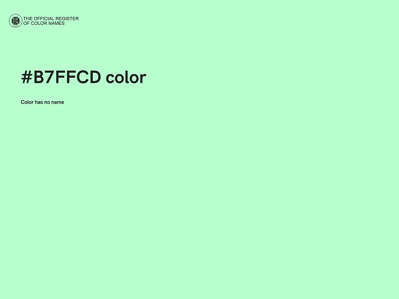 #B7FFCD color image