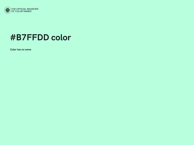 #B7FFDD color image