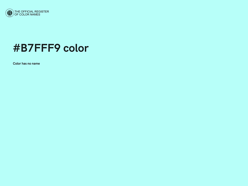 #B7FFF9 color image