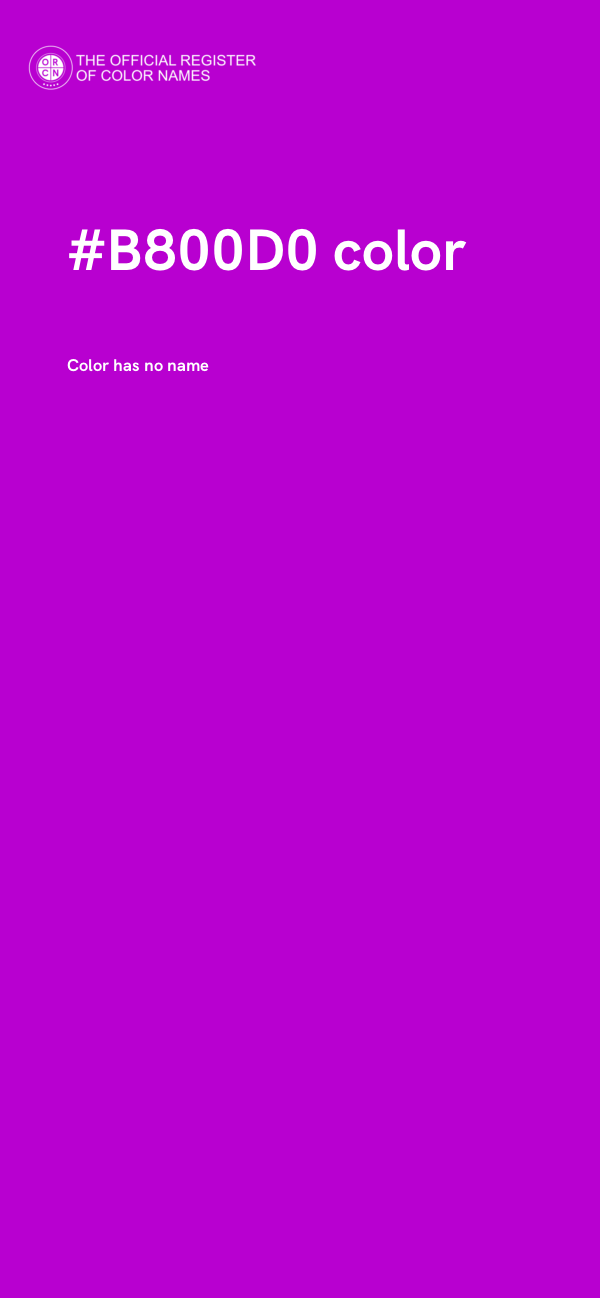 #B800D0 color image