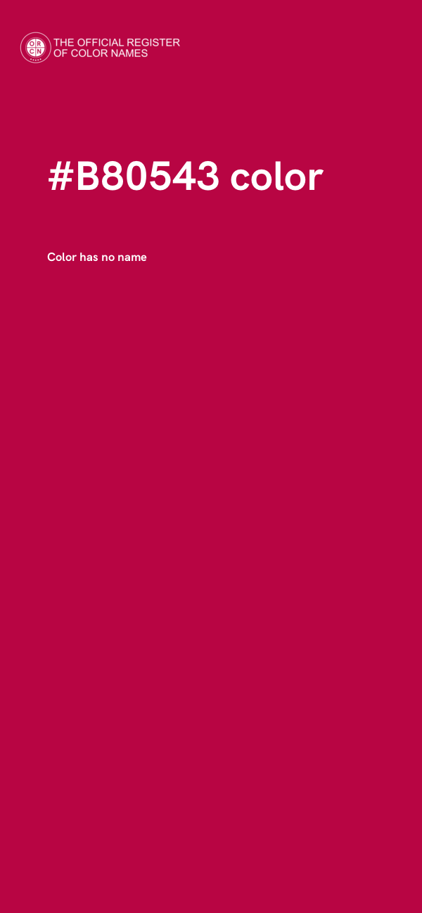 #B80543 color image