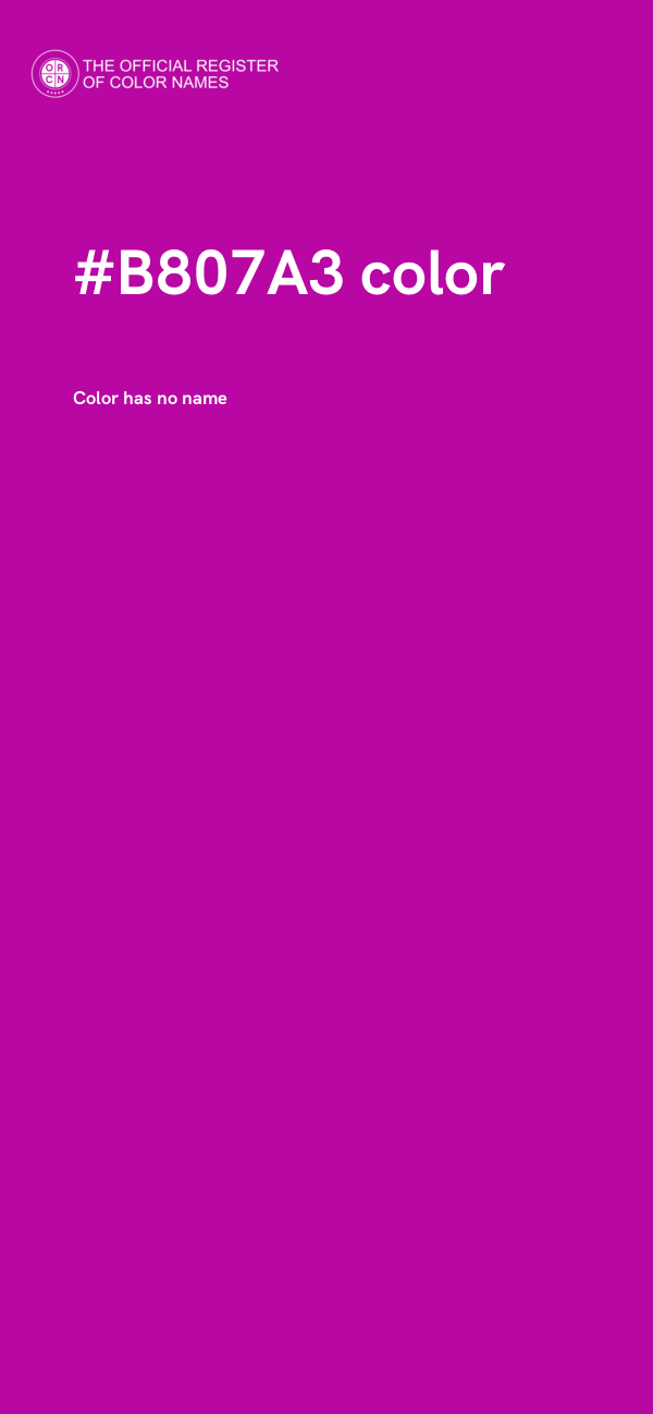 #B807A3 color image