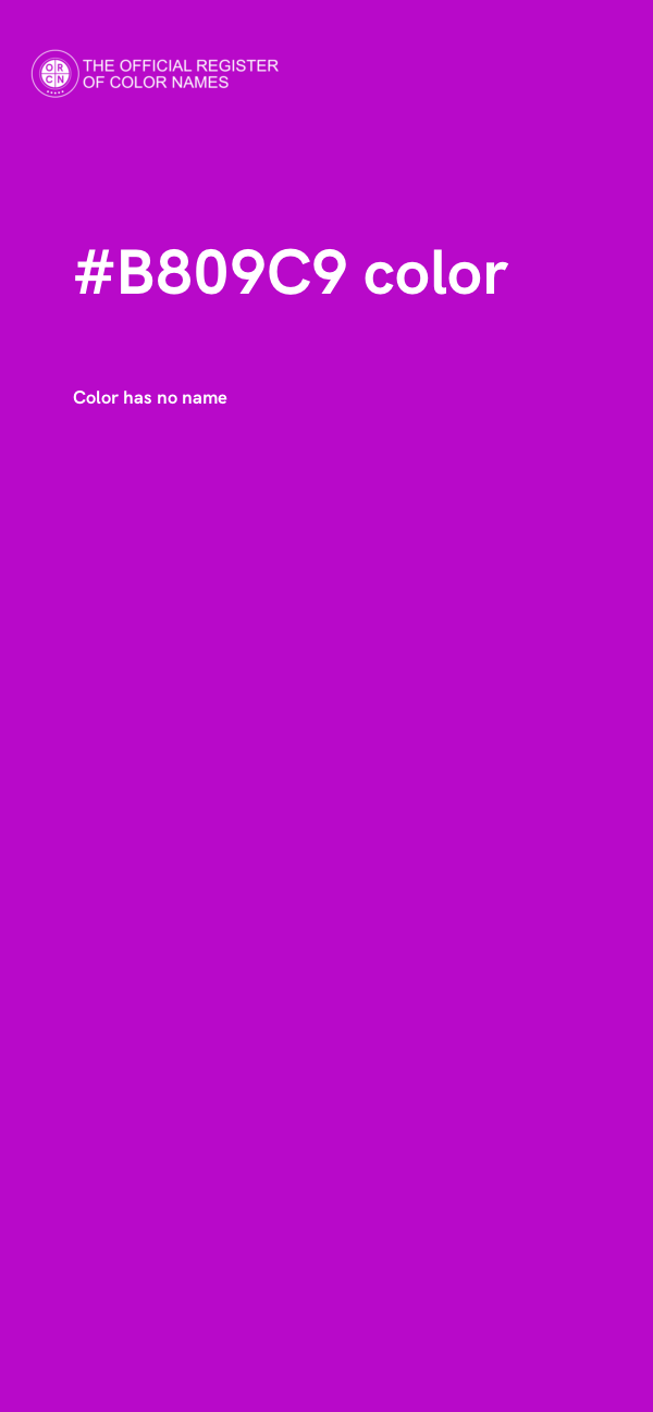 #B809C9 color image