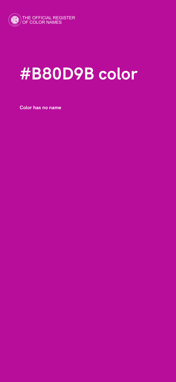 #B80D9B color image