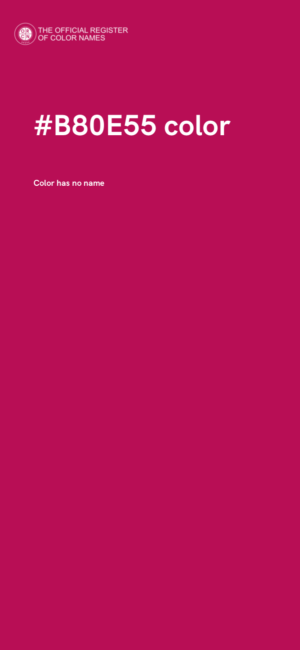 #B80E55 color image