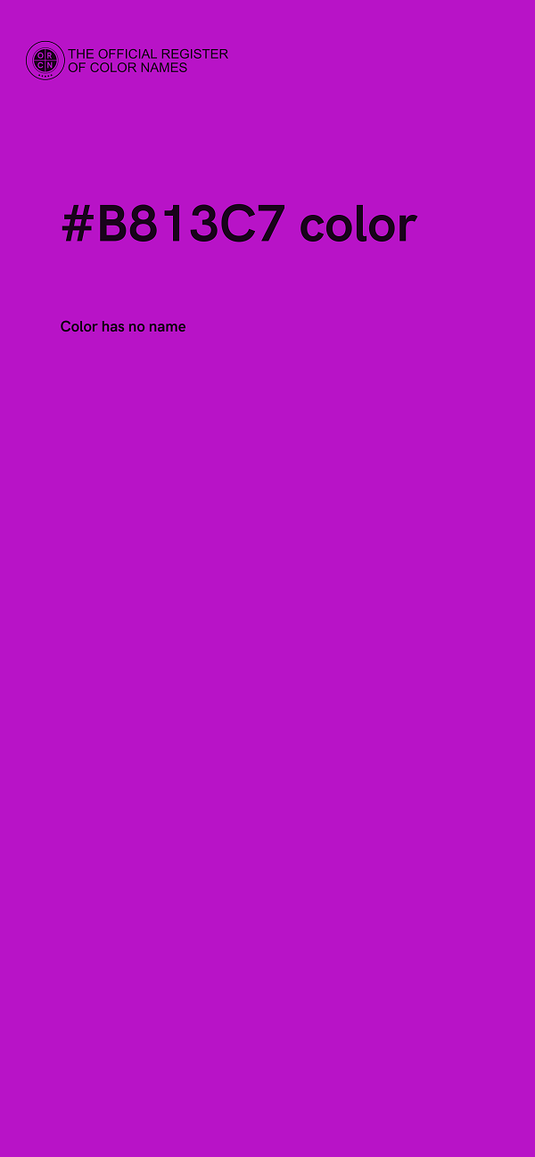 #B813C7 color image