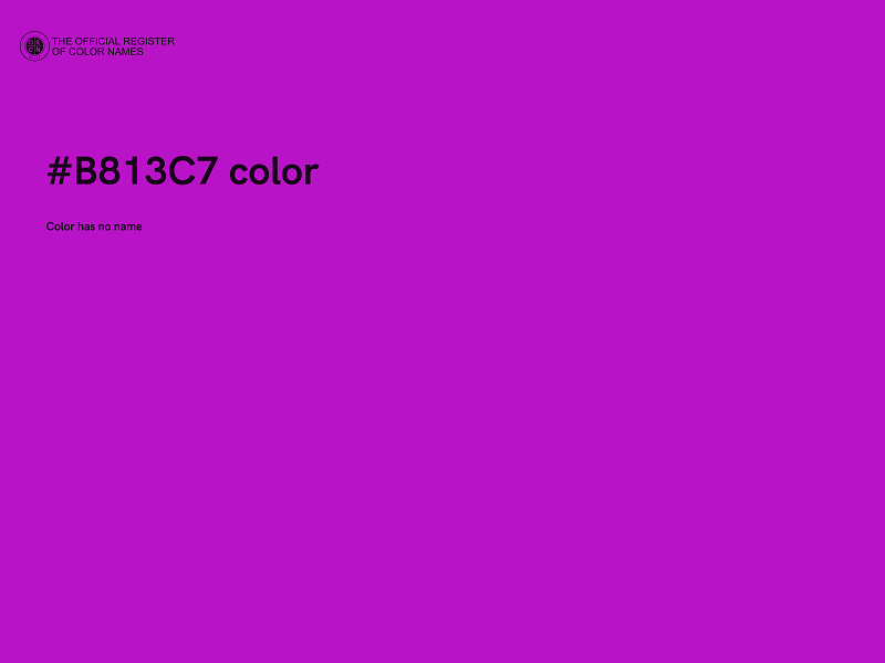 #B813C7 color image