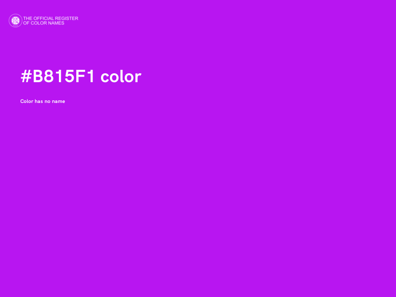 #B815F1 color image
