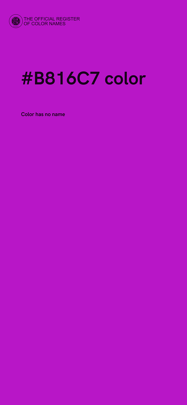 #B816C7 color image