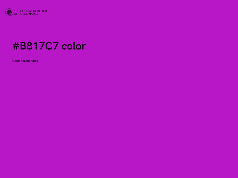 #B817C7 color image