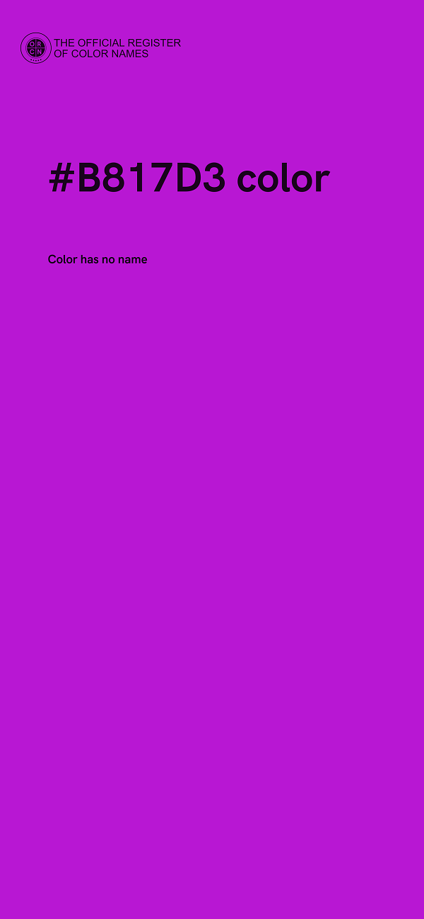 #B817D3 color image