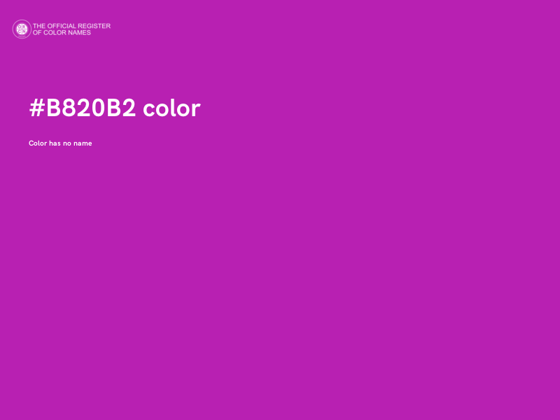 #B820B2 color image