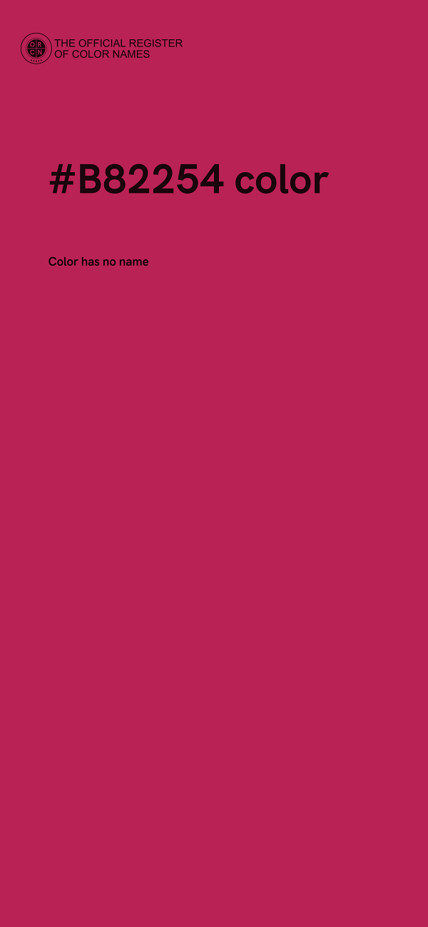 #B82254 color image