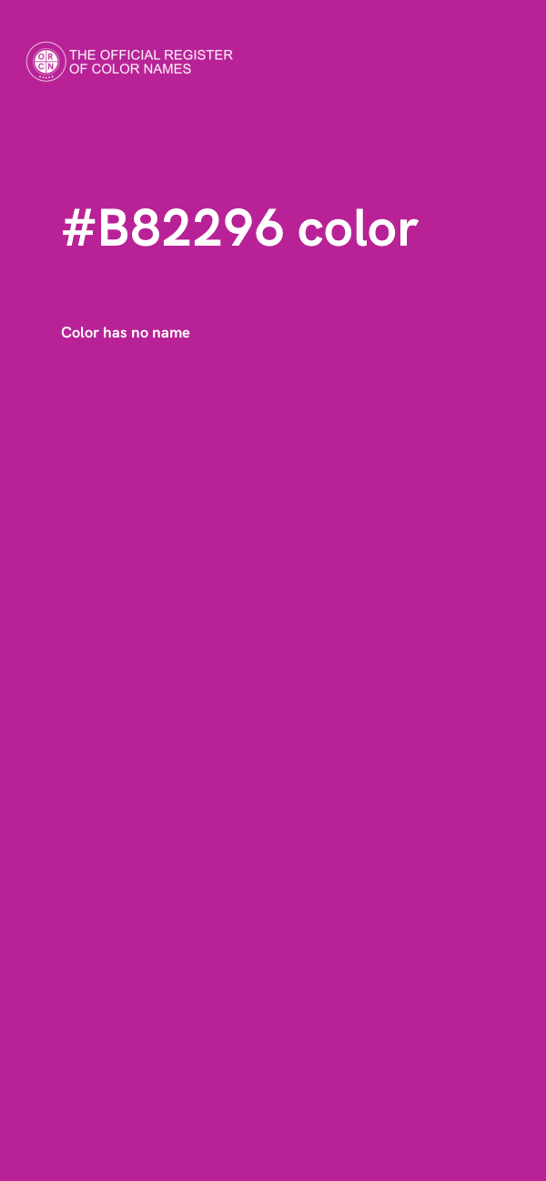 #B82296 color image