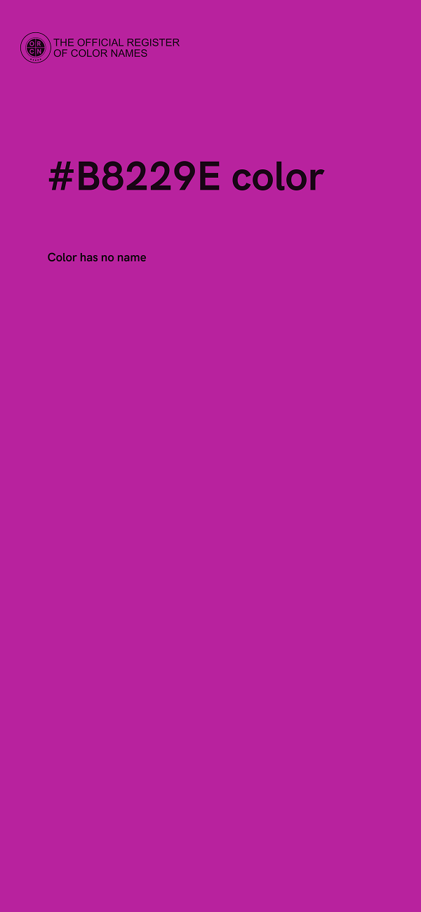#B8229E color image