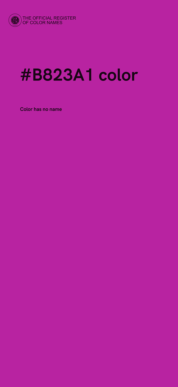 #B823A1 color image