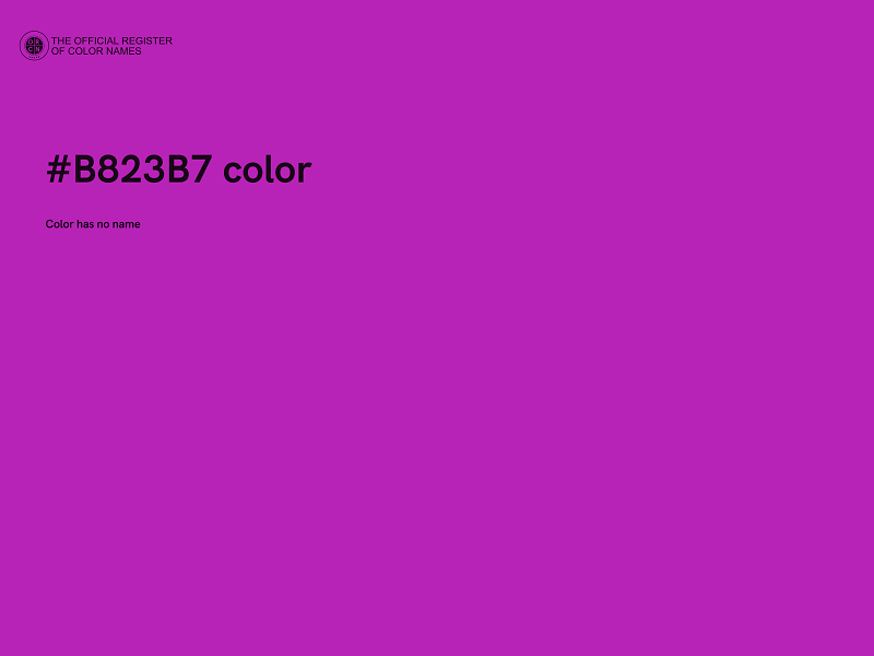 #B823B7 color image