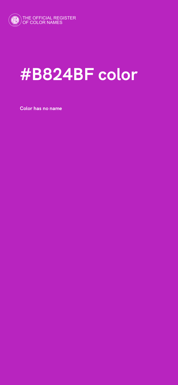 #B824BF color image