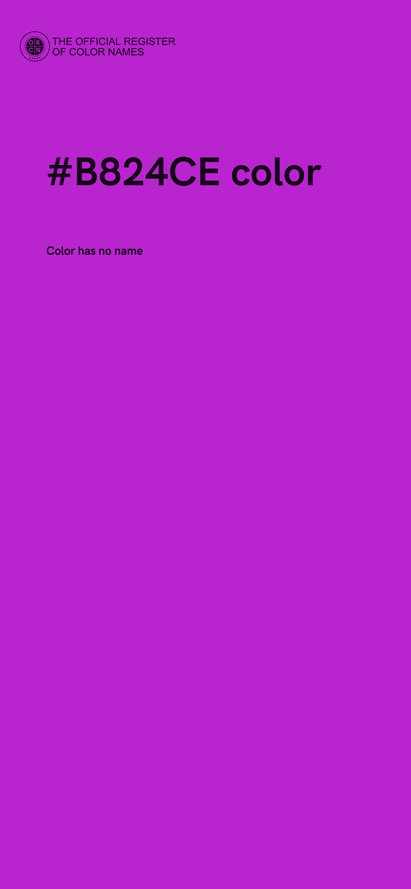 #B824CE color image