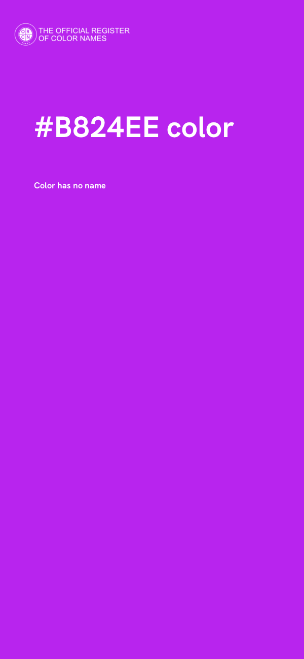 #B824EE color image