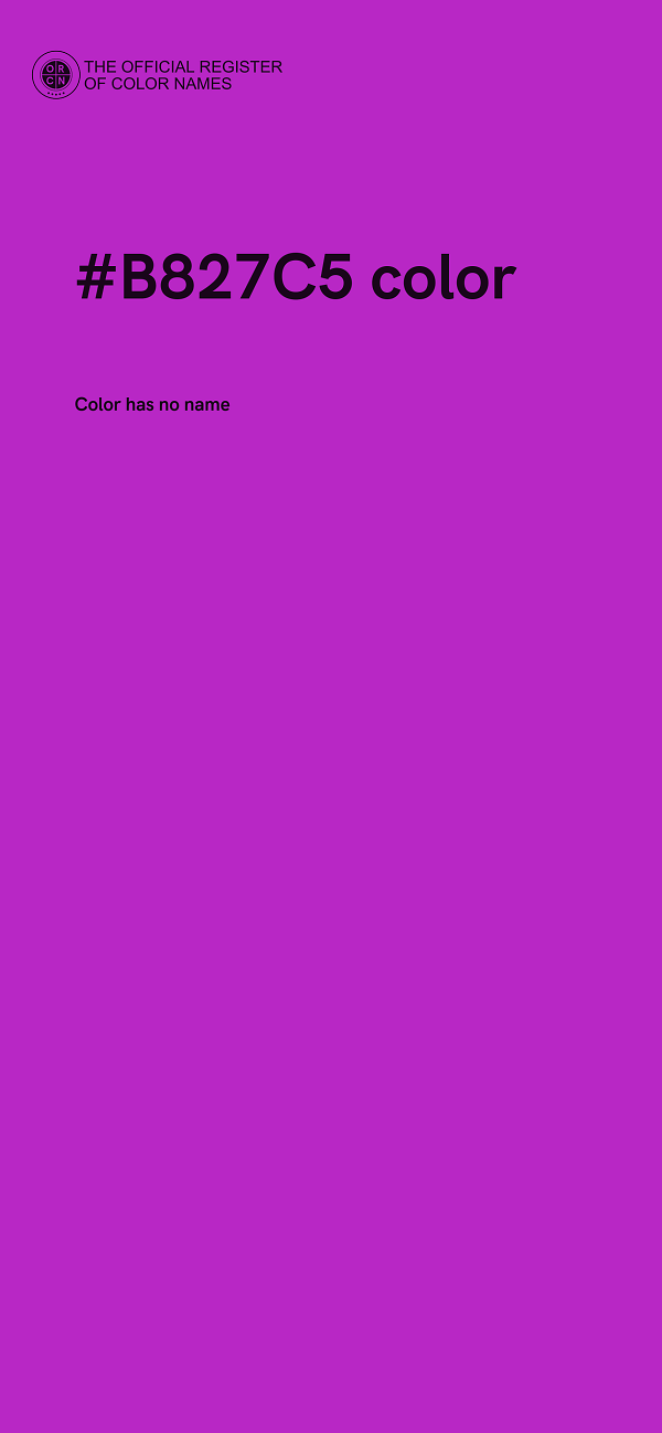 #B827C5 color image